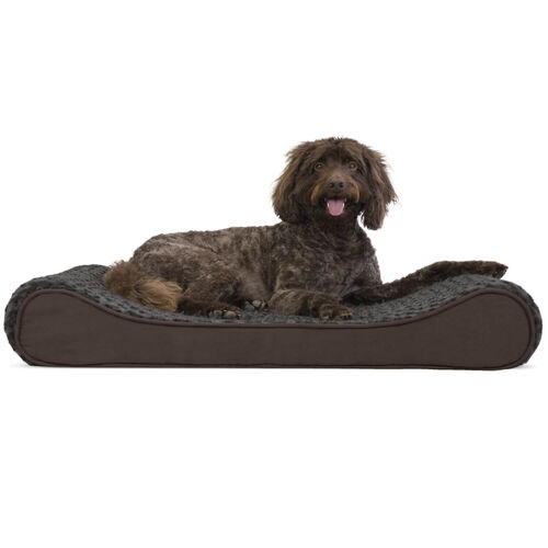 Furhaven Ultra Plush Luxe Lounger Orthopedic Dog Bed - Chocolate