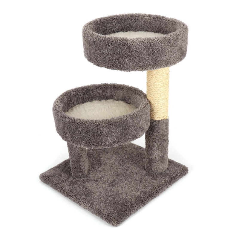 Double Beds W/ Rope Cat Tree image number 1