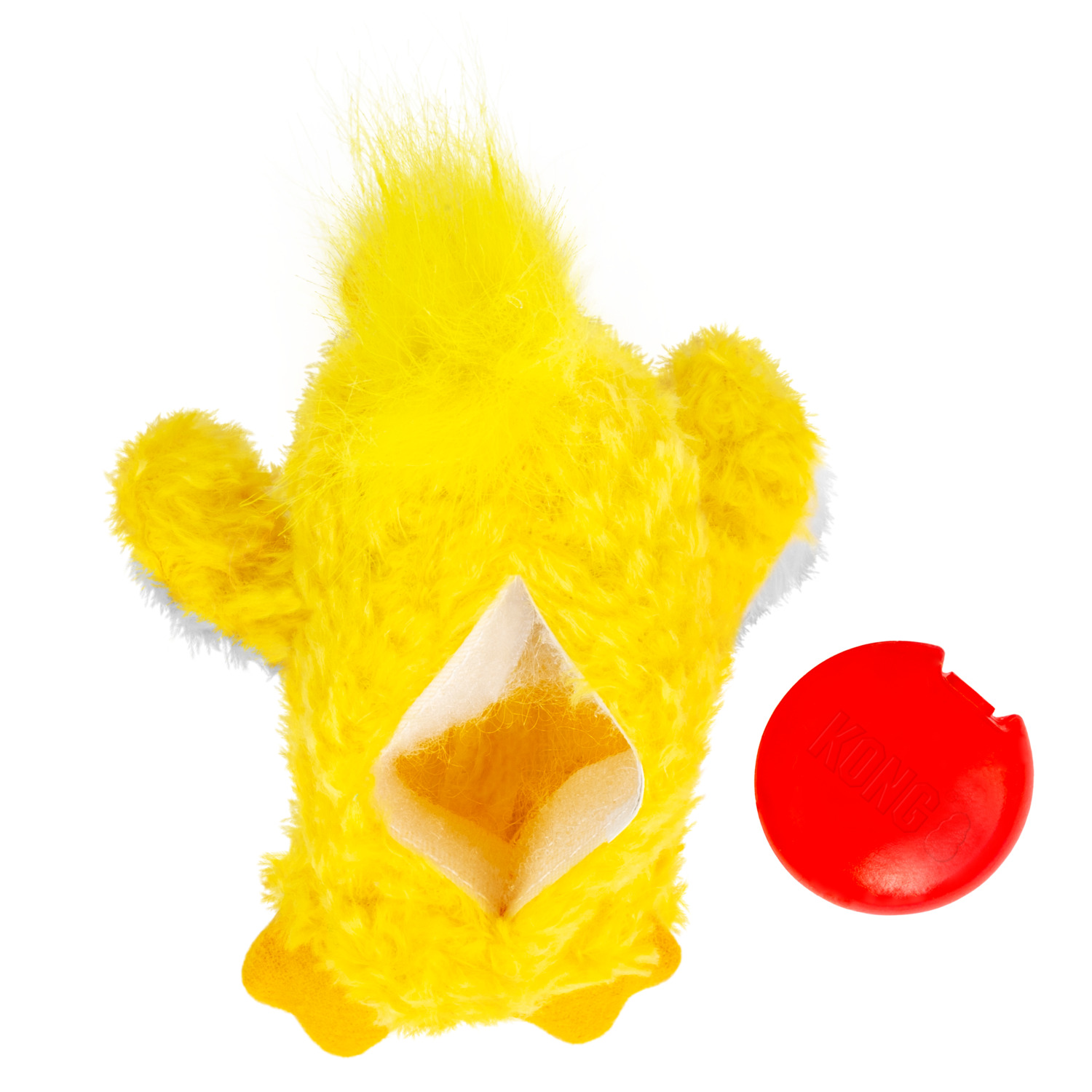 Kong Dr. Noyz Duck Plush Squeaky Dog Toy, 5"