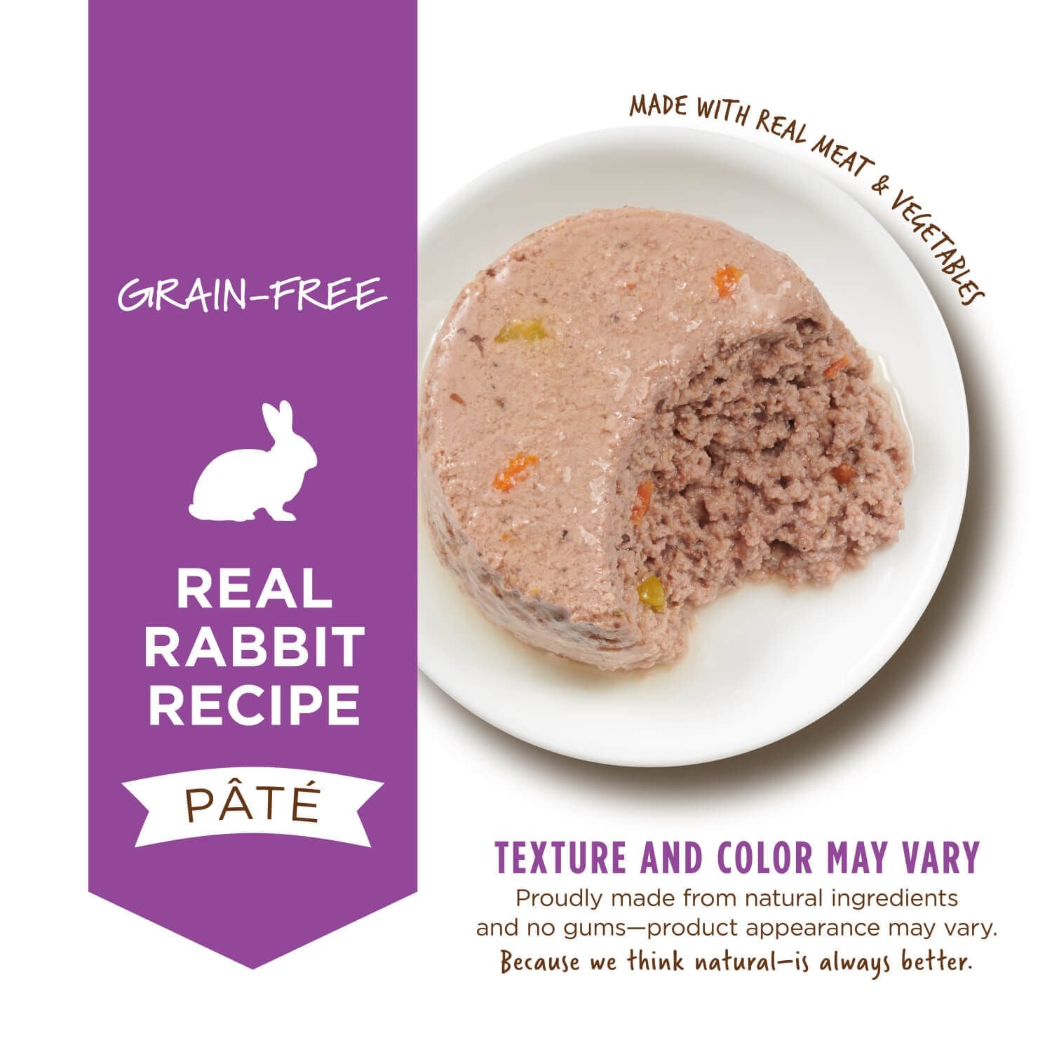 Instinct Original Grain-Free Real Rabbit Recipe Pate Wet Cat Food, 5-Oz
