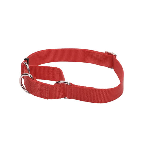 Coastal No! Slip Martingale Adjustable Dog Collar, Red