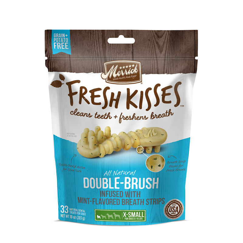 Fresh Kisses Mint Strips X Small Dog Treats image number 2