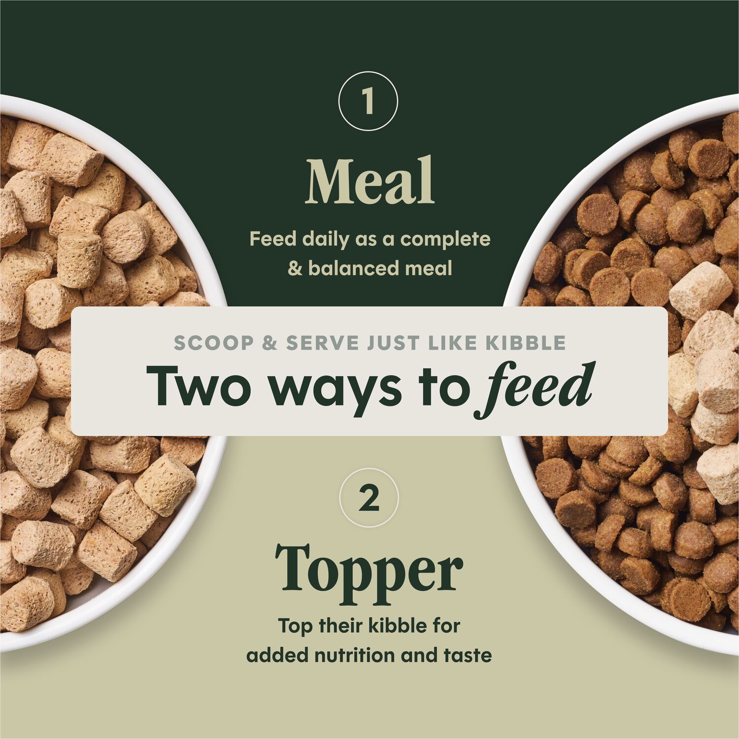 Instinct Raw Meals Beef Freeze-Dried Dog Food, 25-Oz