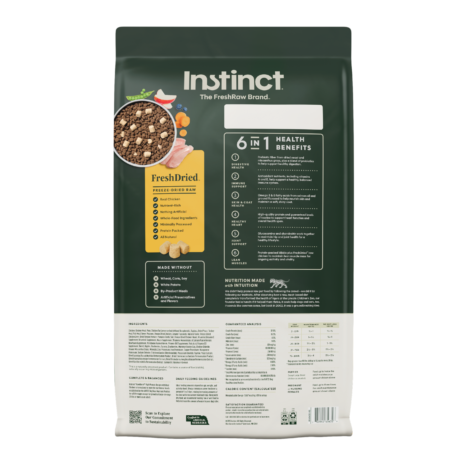 Instinct Raw Boost Grain-Free Recipe With Freeze-Dried Raw Chicken Dry Dog Food, 20-Lb Bag