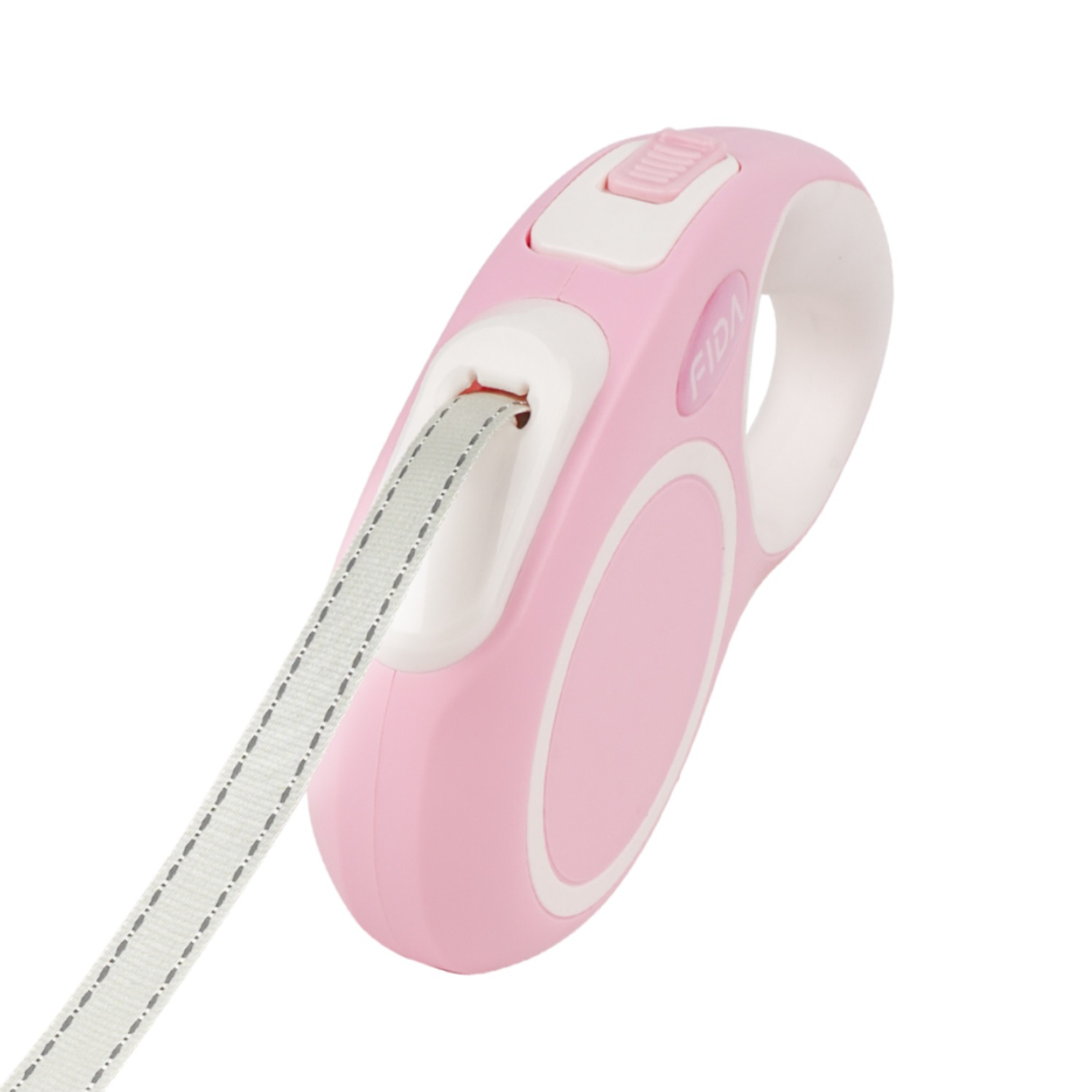 Fida Pet Comfort Series Retractable Dog Leash, Pink - Small