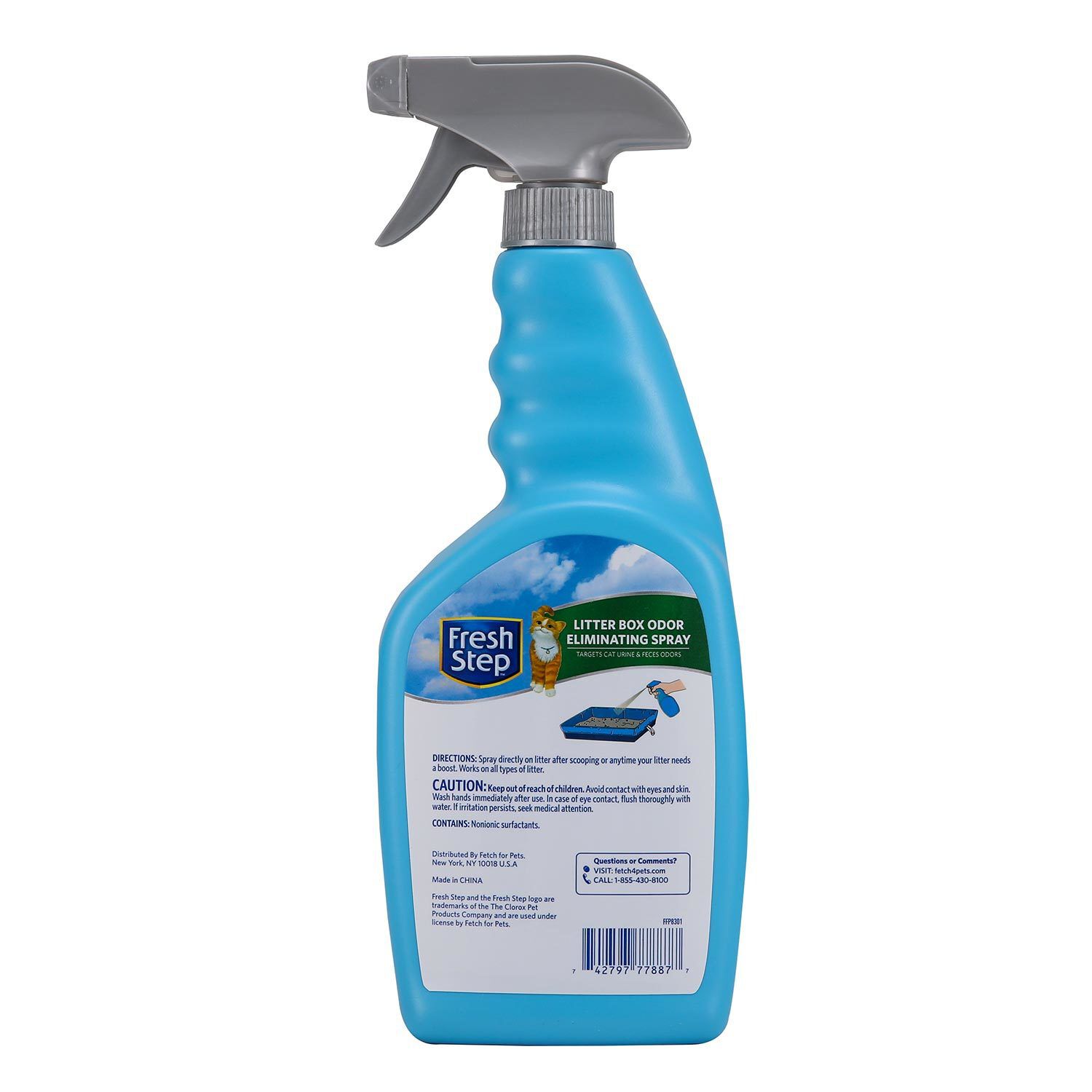 Fresh Step Litter Box Odor Eliminating Spray