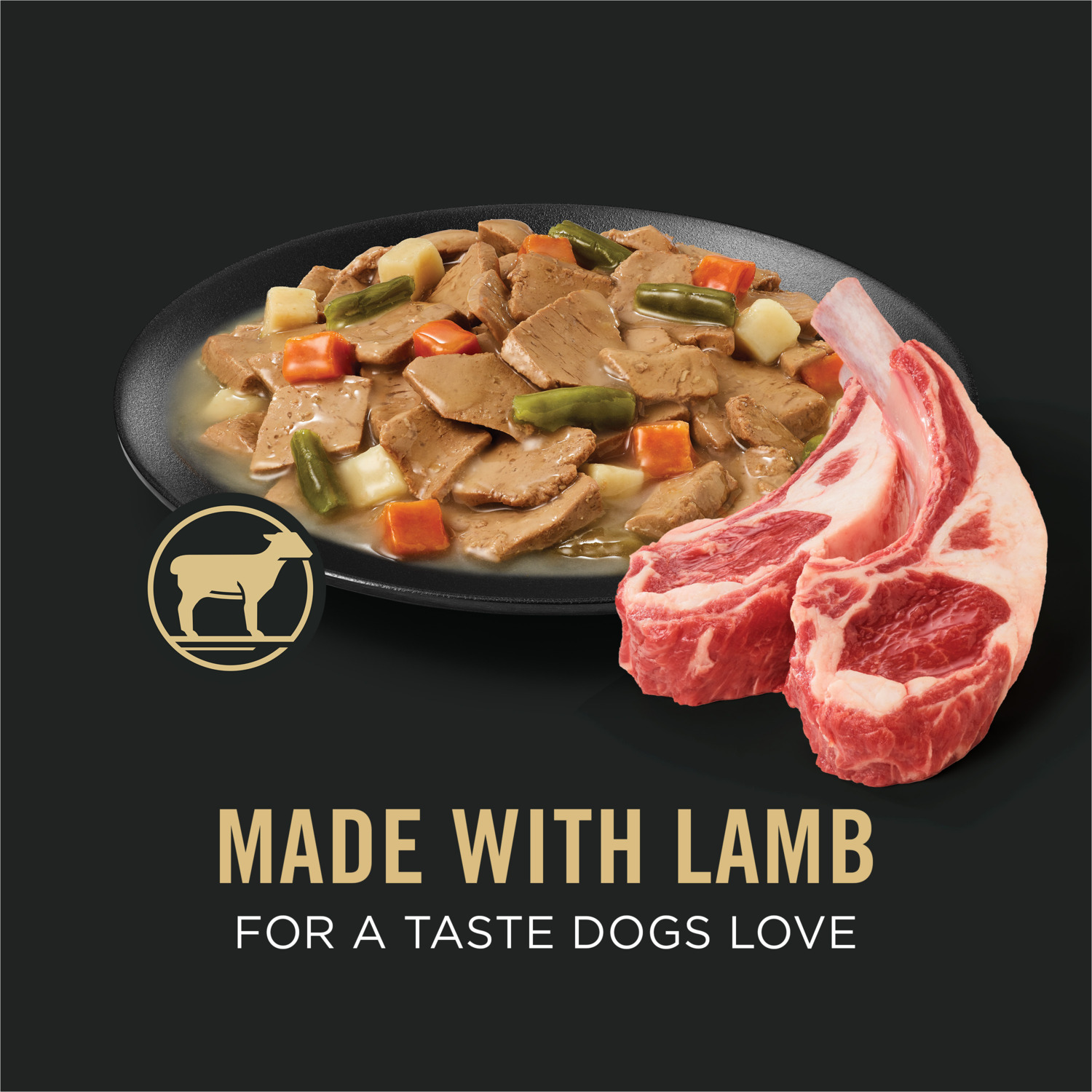 Purina Pro Plan Complete Essentials Lamb And Vegetables Entree In Gravy Wet Dog Food - 13-Oz Pack Of 12