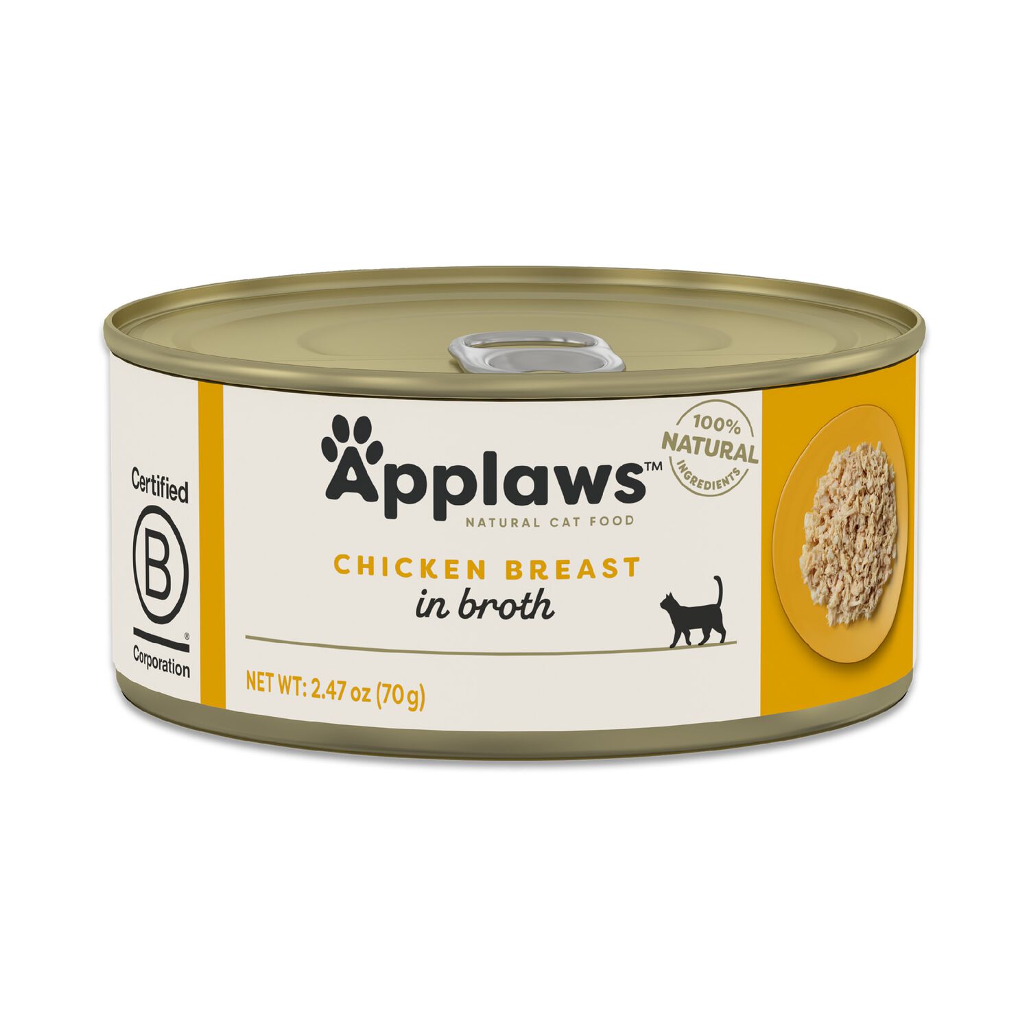 Applaws&trade; Chicken Breast In Broth Natural Adult Wet Cat Food, 2.47-Oz