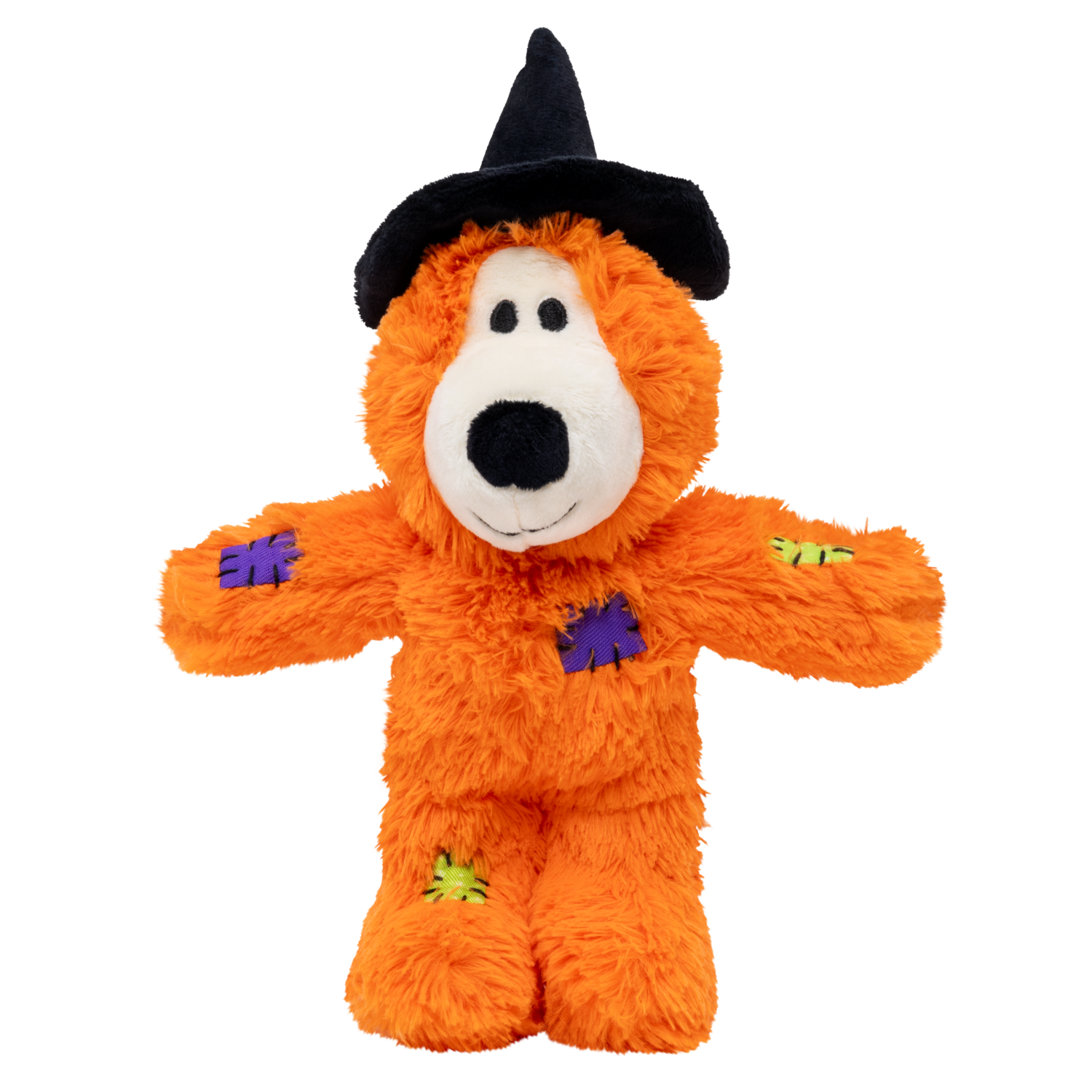 Kong Halloween Wild Knots Witch Bear Squeaky Plush Dog Toy, Purple, Medium/Large