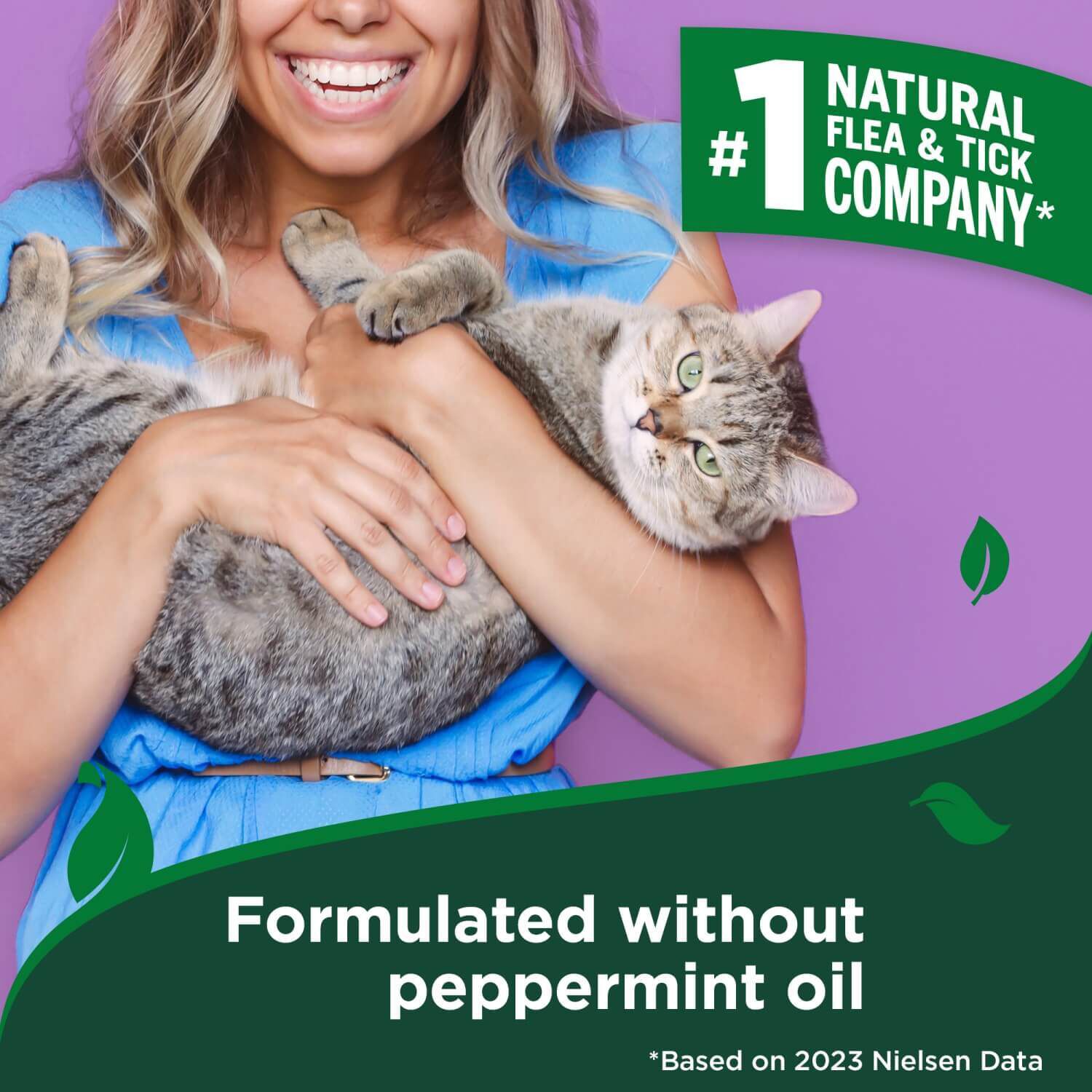 Vets Best Flea & Tick Cat & Home Spray, Cotton Spice Scent