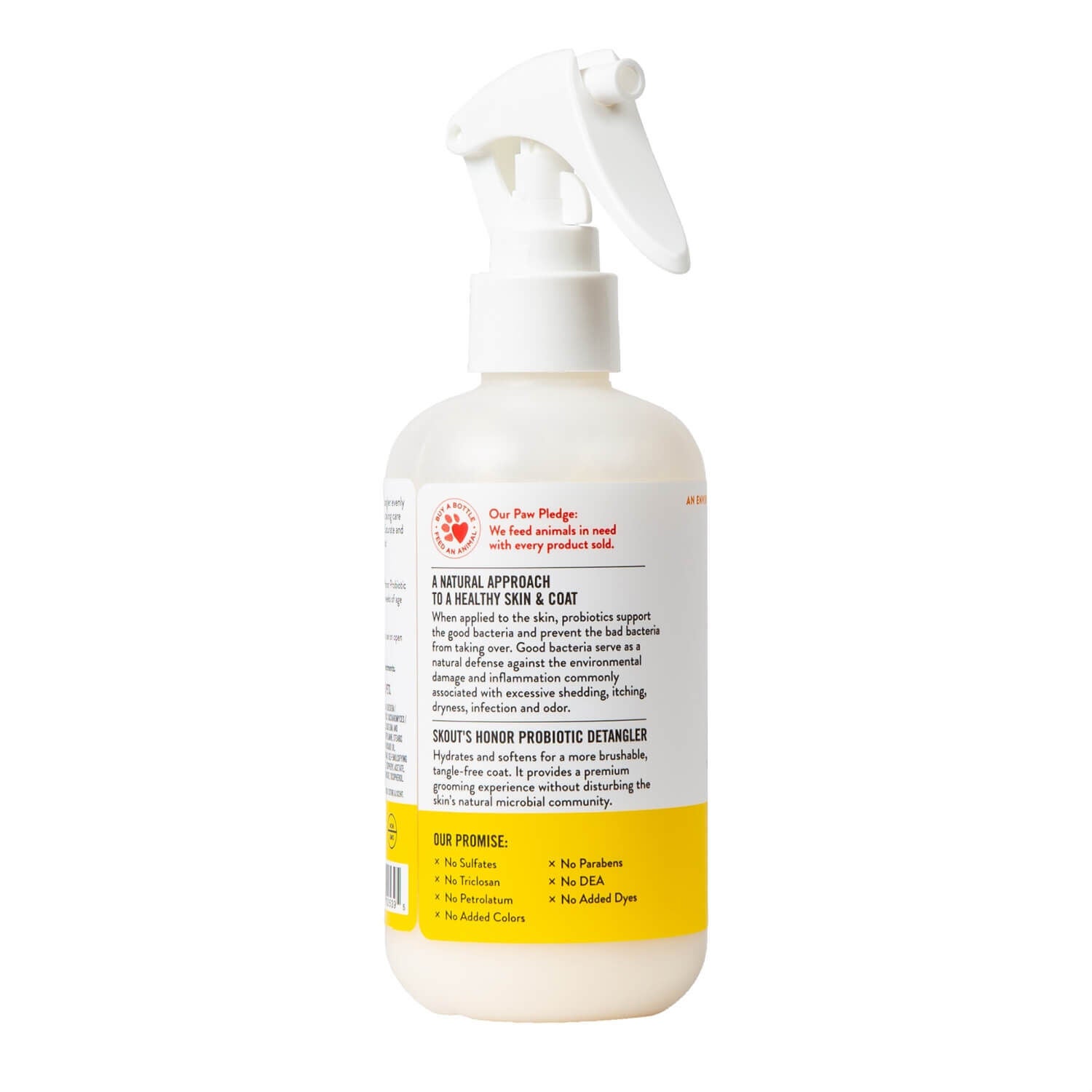 Skout's Honor Daily Use Probiotic Detangler For Dogs, Honeysuckle Scented