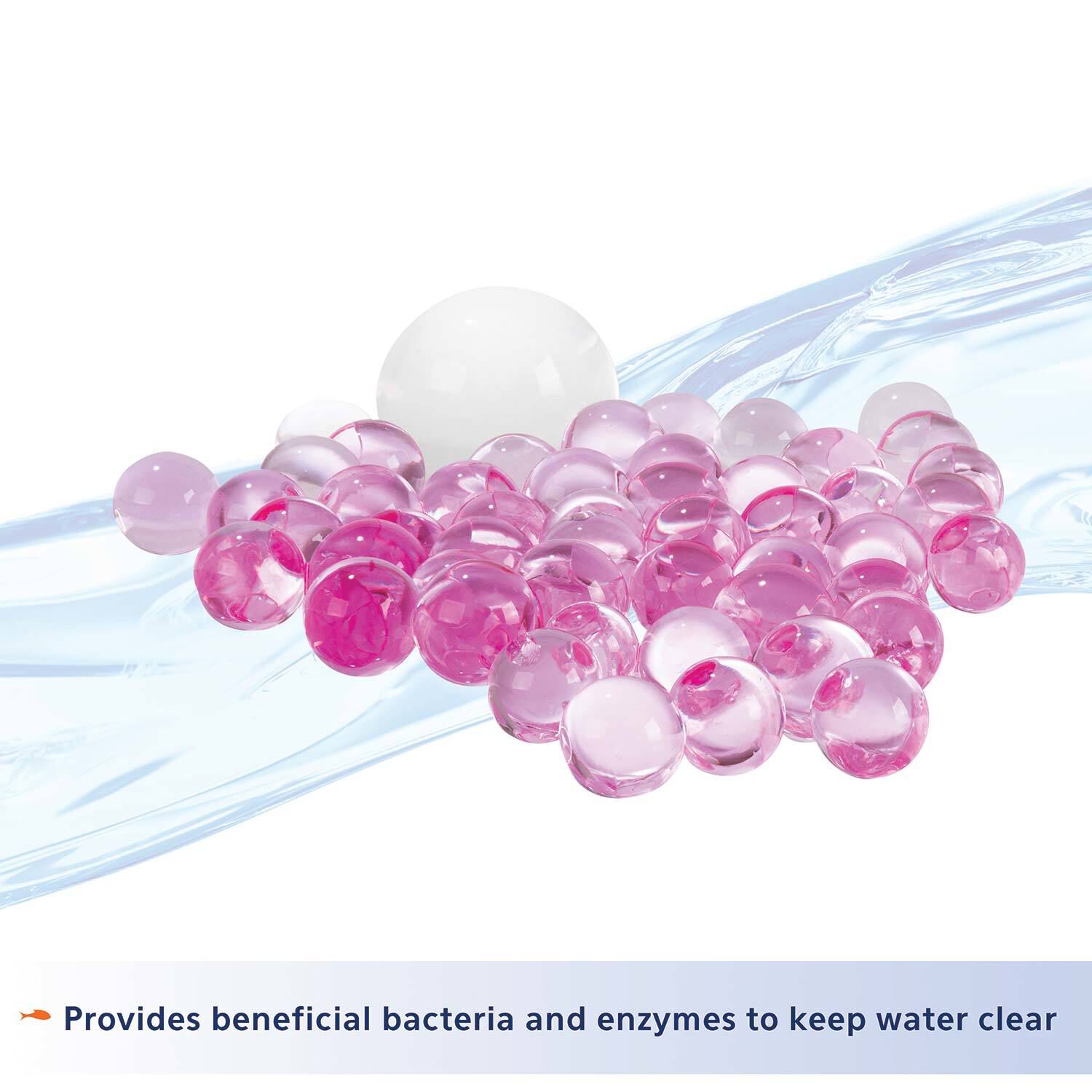 Aqueon Betta Beads Pink, One Pouch