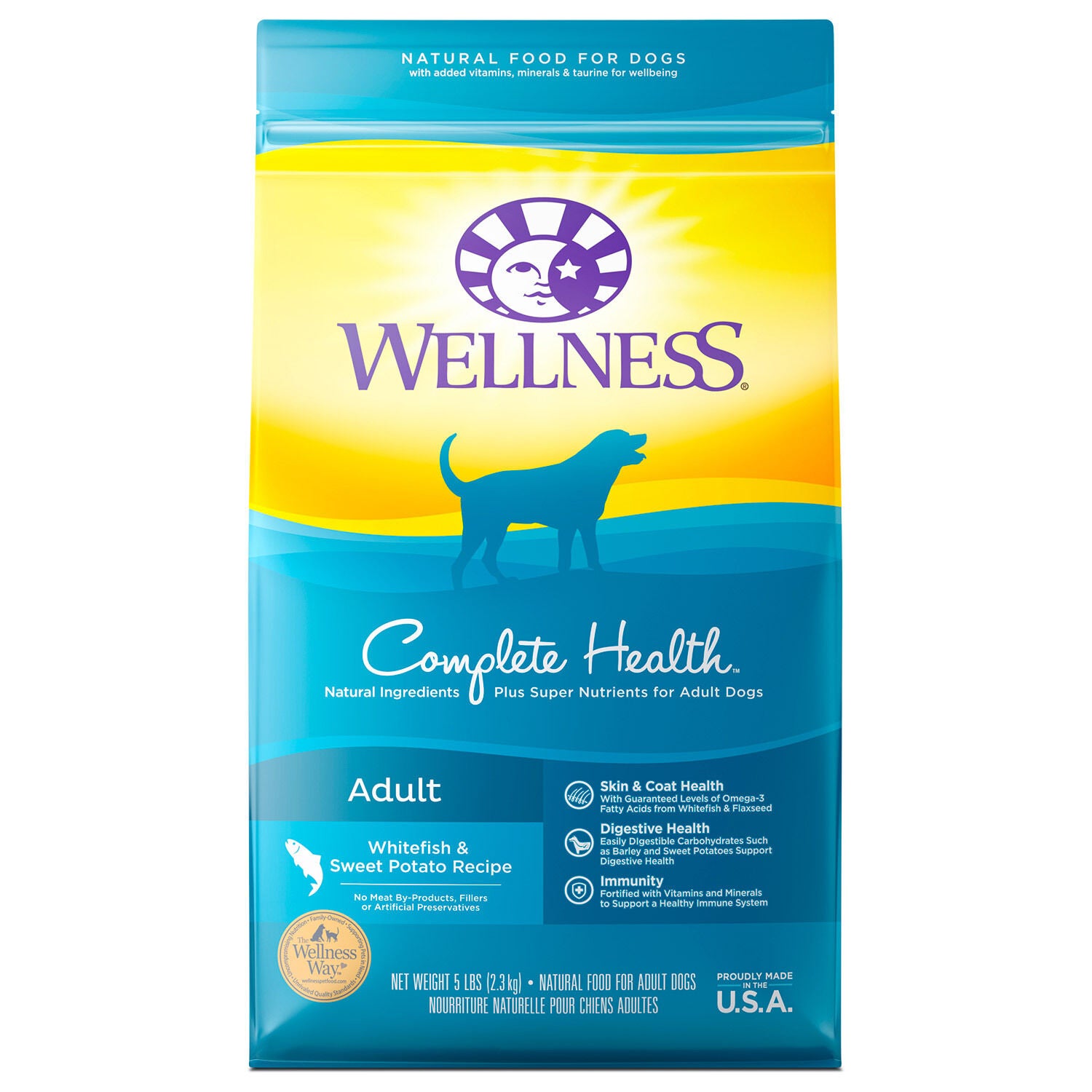Wellness Complete Health Whitefish Sweet Potato Recipe Dog Food