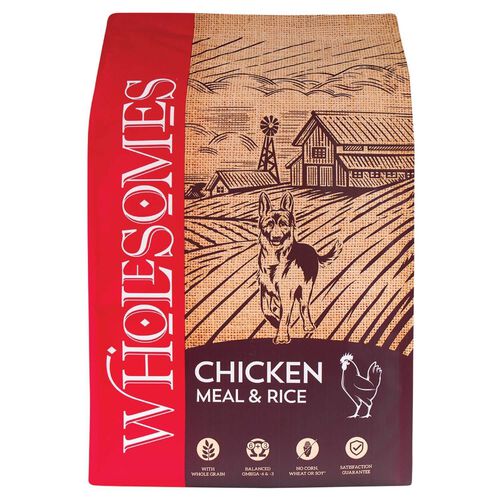 Wholesomes Chicken & Rice Dry Dog Food