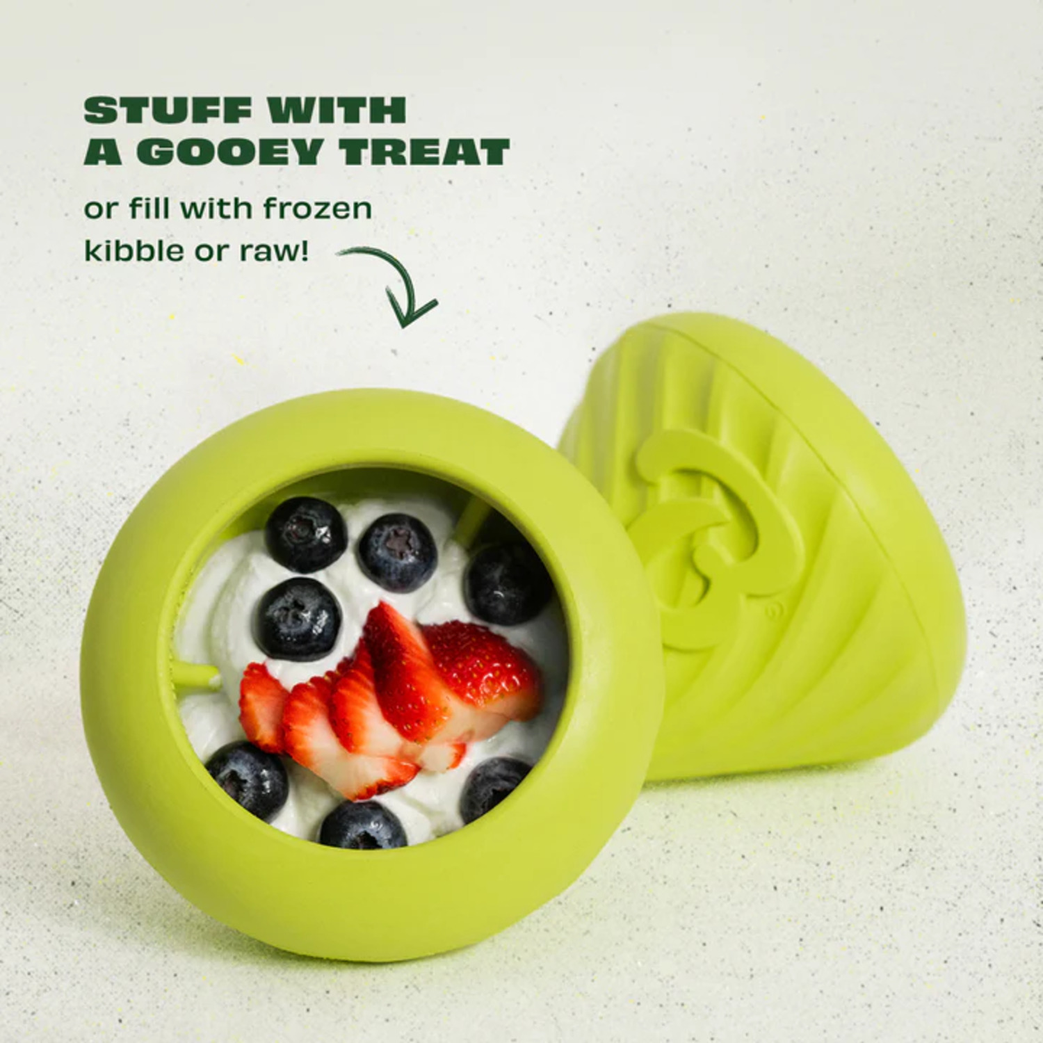 Benebone Rubber Cone Treat Dispensing Dog Toy