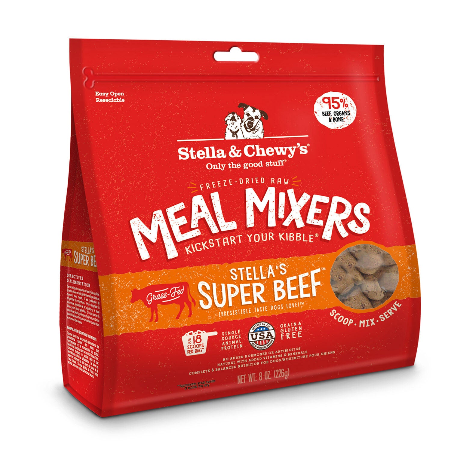 Stella Chewy S Freeze Dried Beef Mixers 3.5oz Pet Supermarket