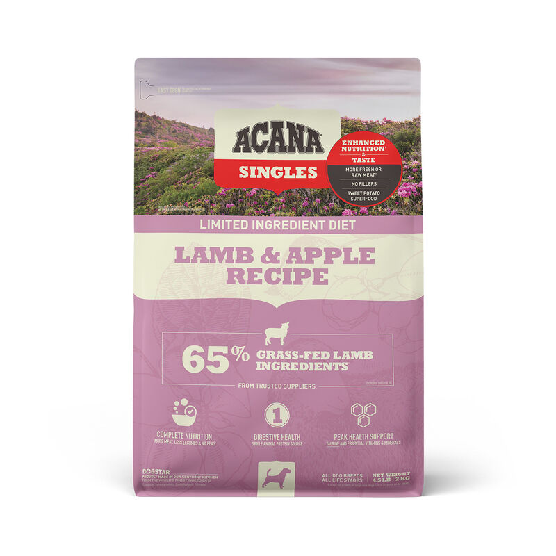 Singles Lamb & Apple Recipe Dog Food image number 1