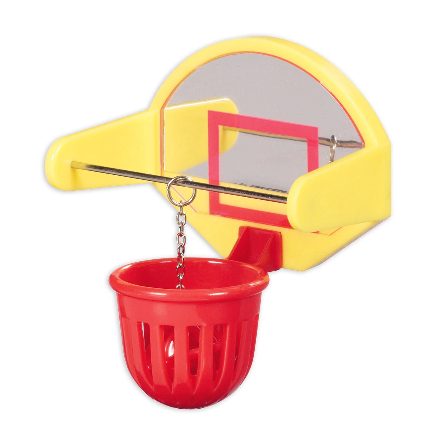 Jw Pet Activitoy Birdie Basketball Bird Toy