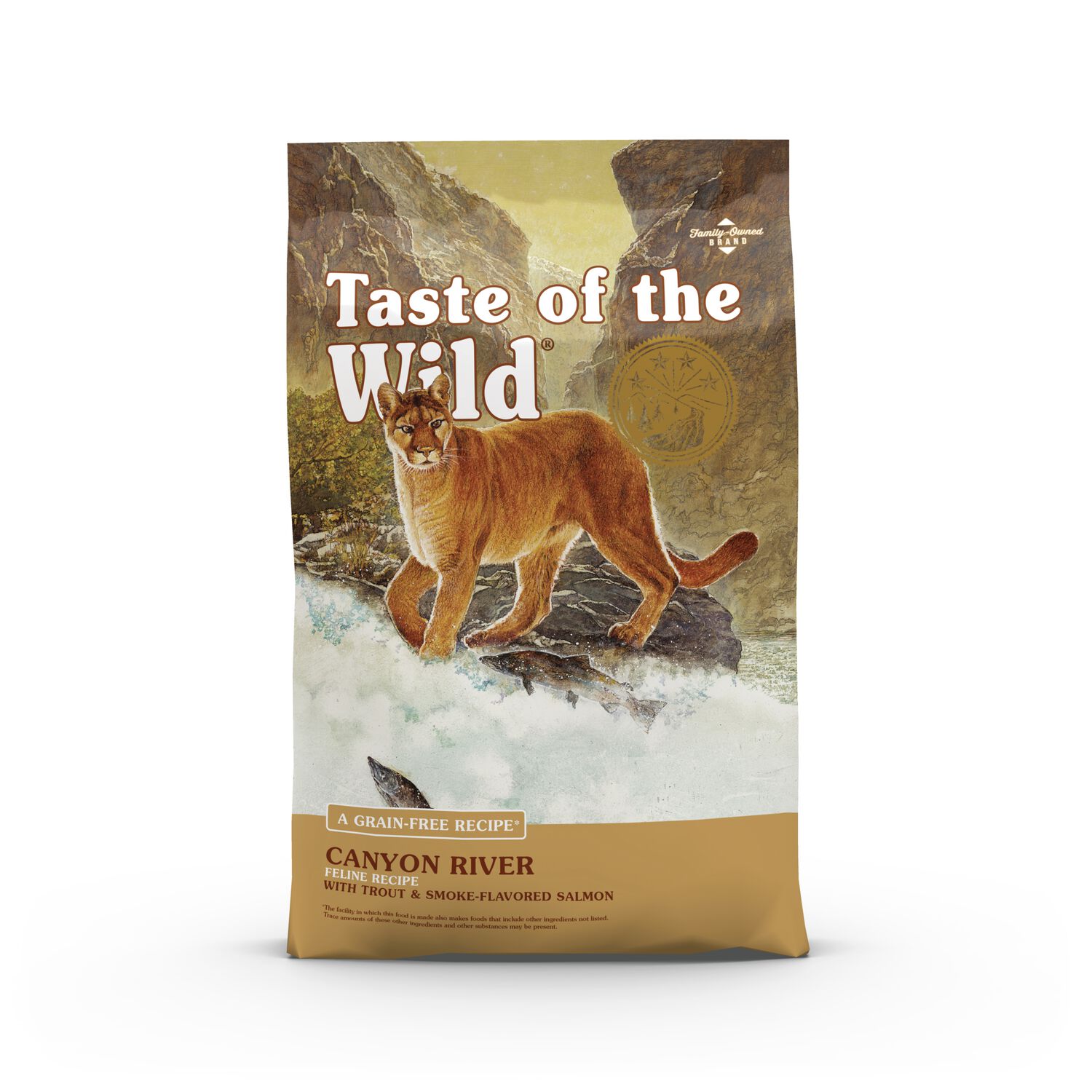 Taste Of The Wild Dry Cat Food, Canyon River Feline Recipe With Trout & Smoke-Flavored Salmon, 14-Lb Bag
