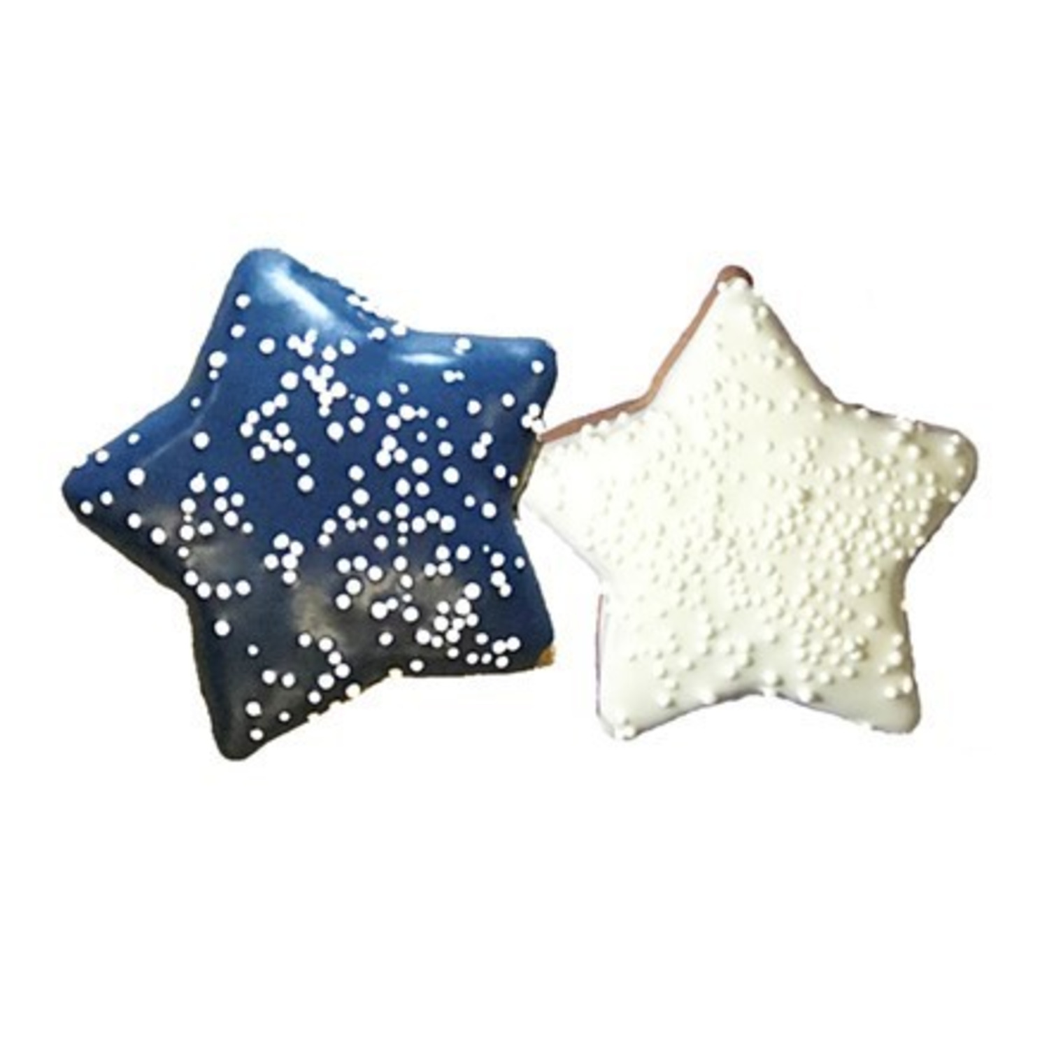 Pawsitively Gourmet Mini Stars Shortbread Dog Treats, 1 Each - Assorted Colors