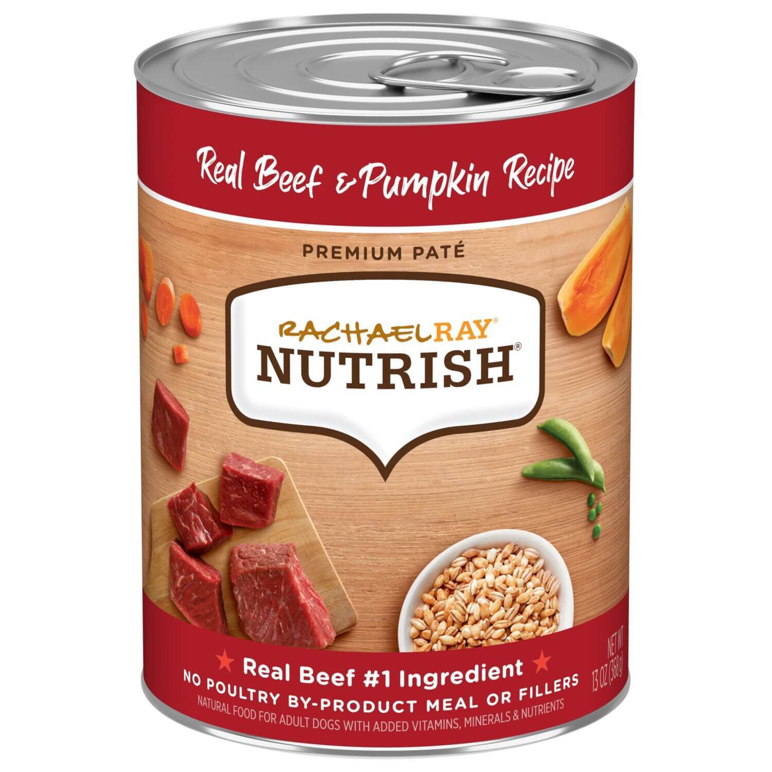 Rachael Ray Nutrish Real Beef And Pumpkin Premium Pate Wet Dog Food