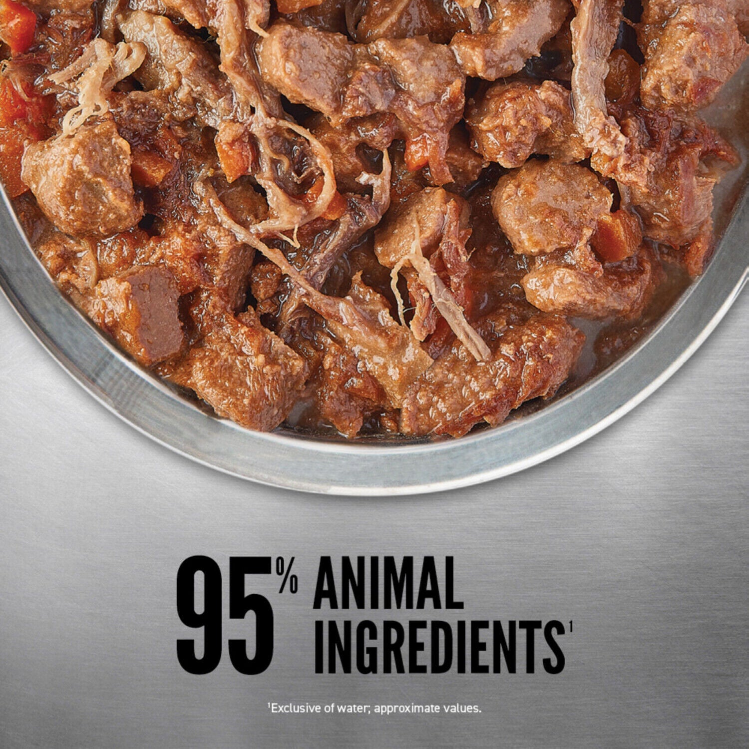 Orijen Real Meat Shreds Wet Dog Food, Beef Stew Recipe 12-Pack - 12.8-Oz