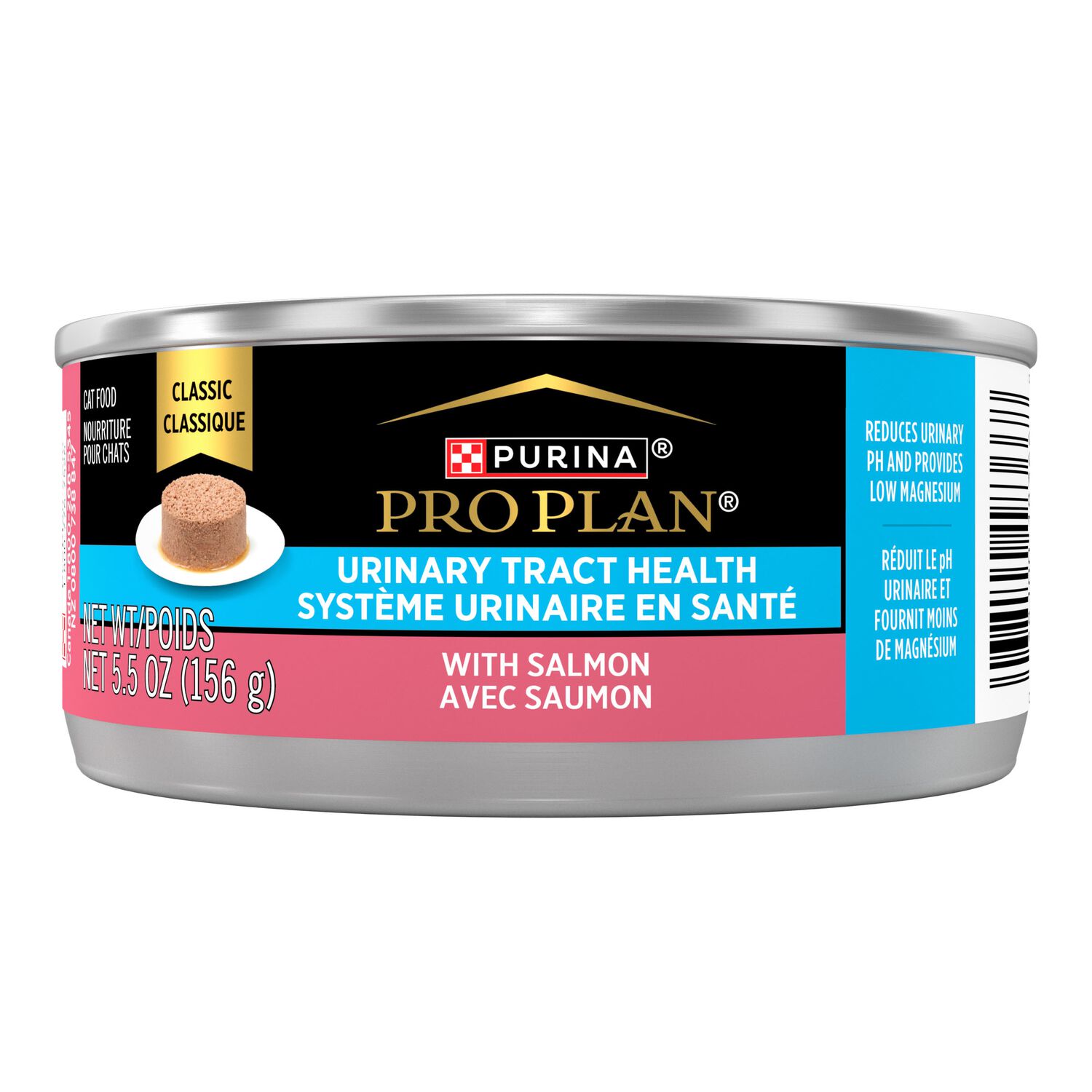 Purina Pro Plan Urinary Tract Health Salmon Classic Pate Wet Cat Food Pate, 5.5 Oz.
