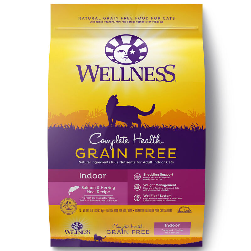 Complete Health Grain Free Indoor Health Salmon & Herring Meal Recipe Cat Food image number 3