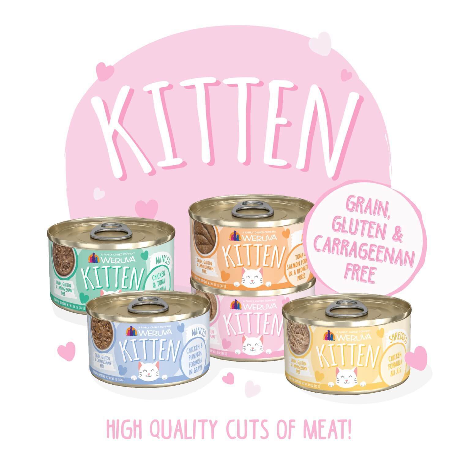 Weruva Kitten Grain Free Chicken Breast Formula In A Hydrating Pur&eacute;e Wet Cat Food