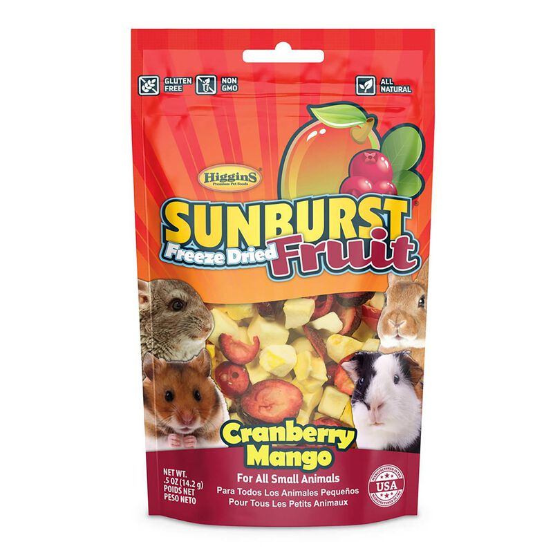 Sunburst Freeze Dried Fruit Cranberry Mango Small Animal Treat image number 1