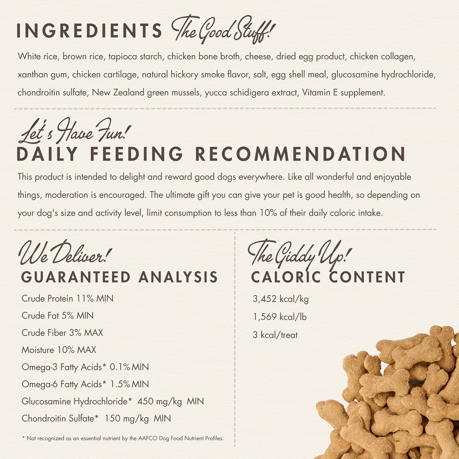 Fromm Nutritionals Mobility Functional Crunchy Dog Treats, 6-Oz