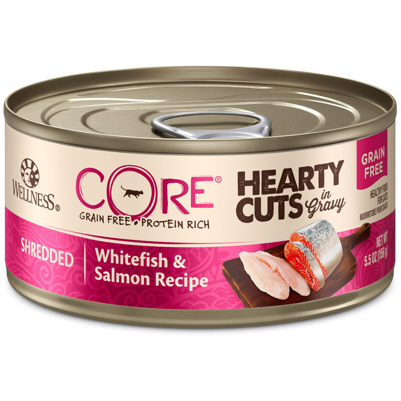 Core Hearty Cuts Whitefish & Salmon Recipe Cat Food image number 1