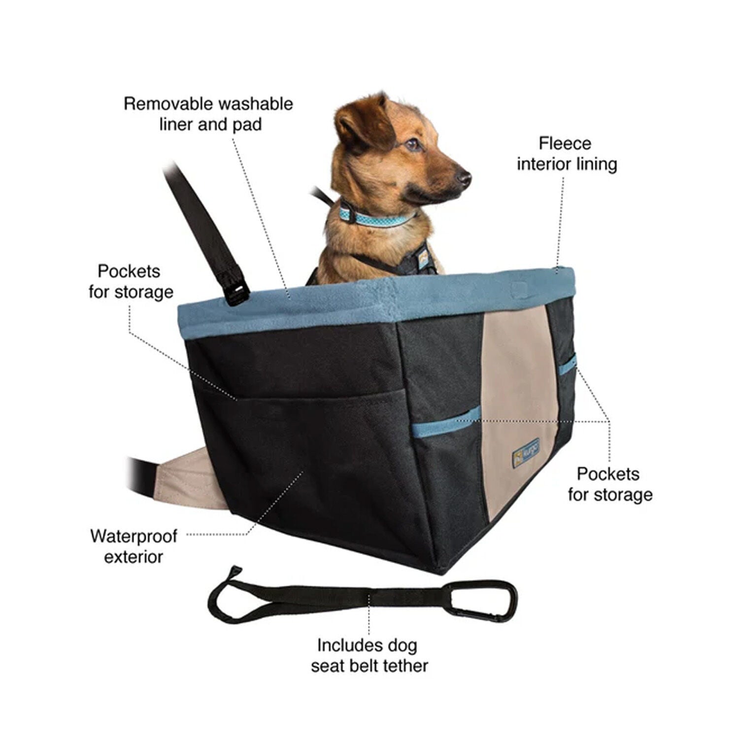 Kurgo Rover Dog Booster Seat