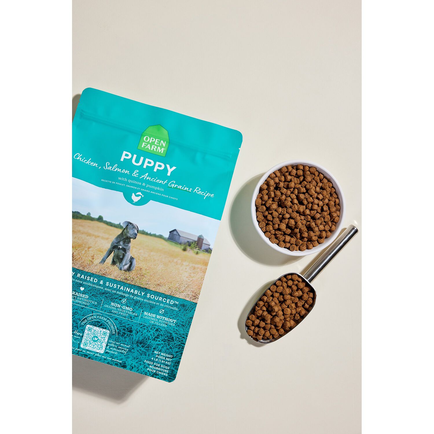 Open Farm Puppy Ancient Grains Chicken Salmon Dry Dog Food