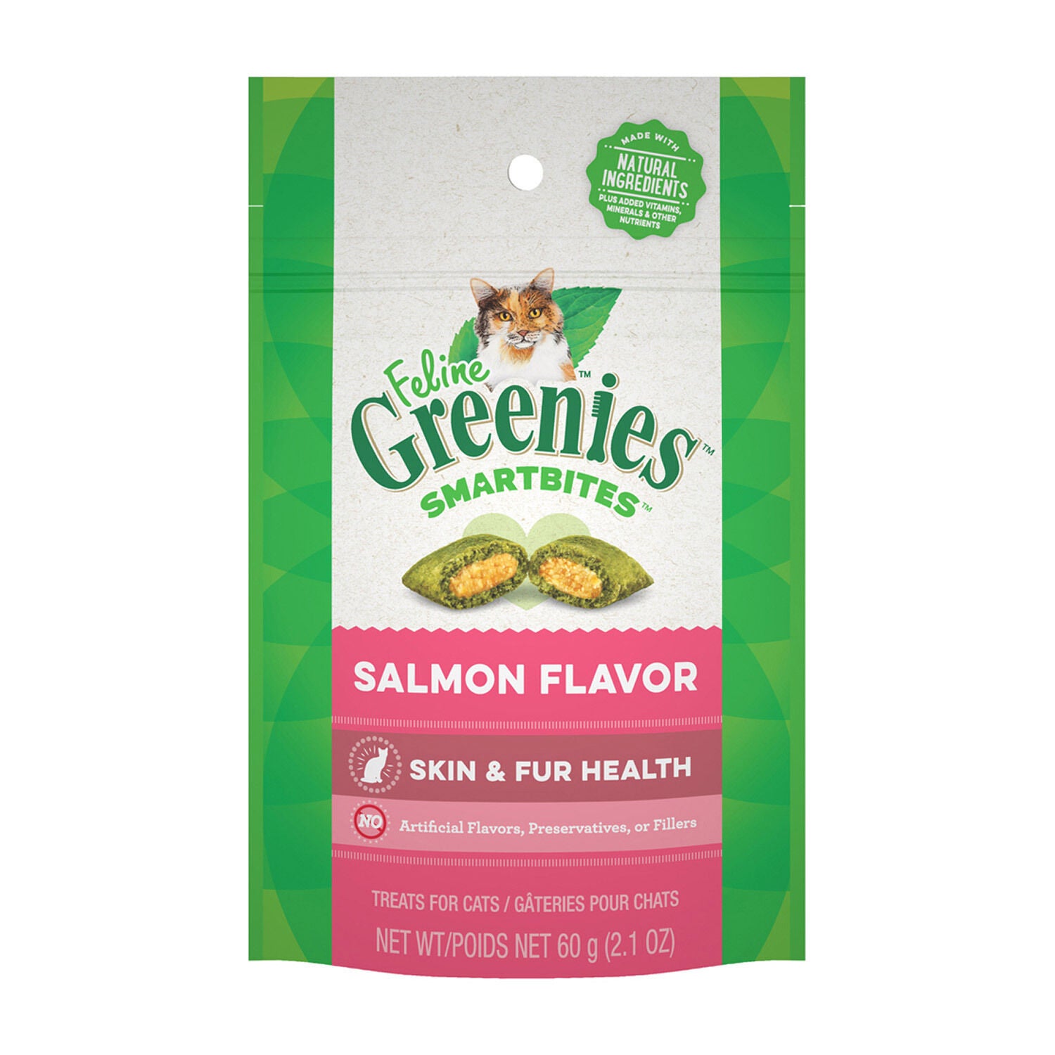 Smartbites Skin & Fur Treats Salmon Flavor Dental Treat