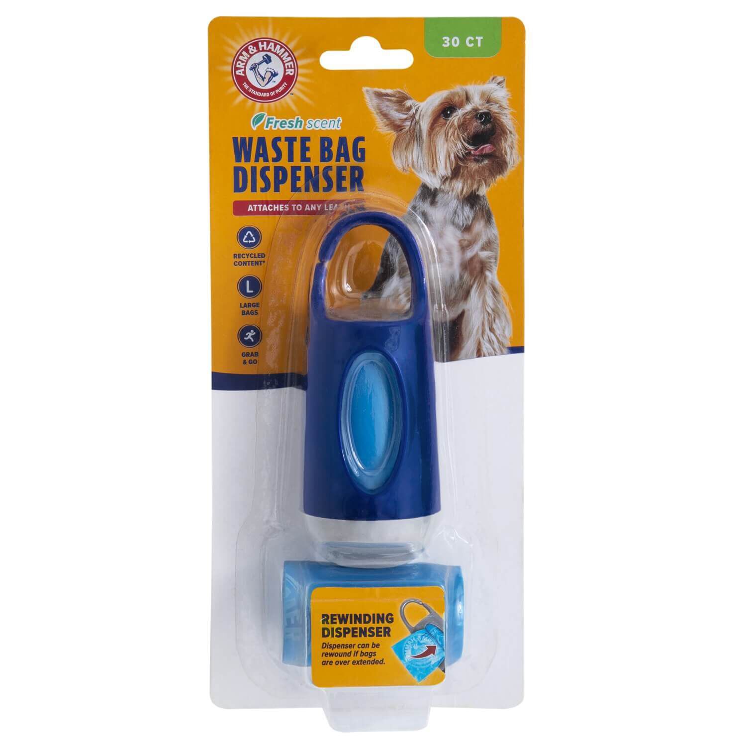 Arm & Hammer Poop Bag Dispenser & Disposable Poop Bag Set