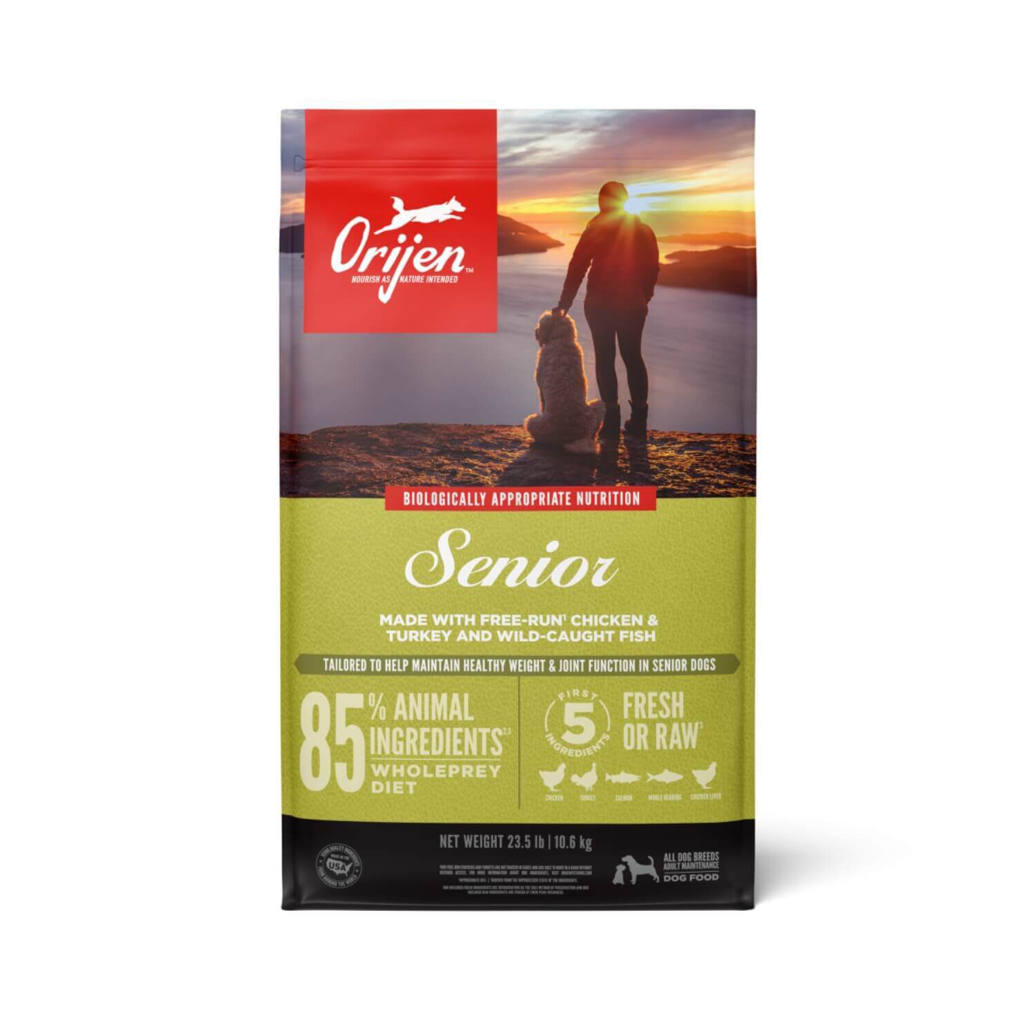 Orijen Senior Grain Free High Protein Dry Dog Food | Pet Supermarket