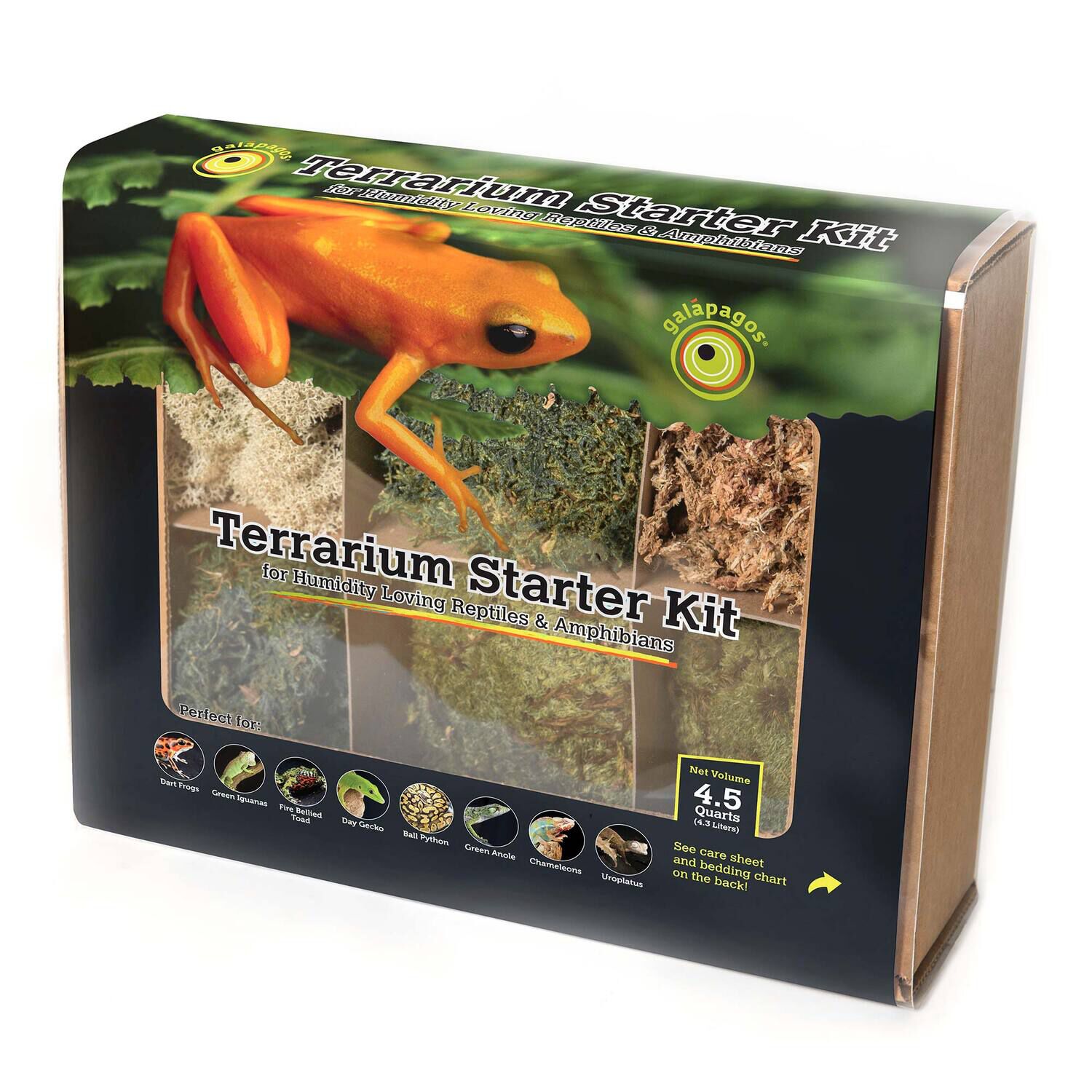Gal&aacute;pagos Terrarium Starter Kit, Humid Environment, 4.5Qt Box