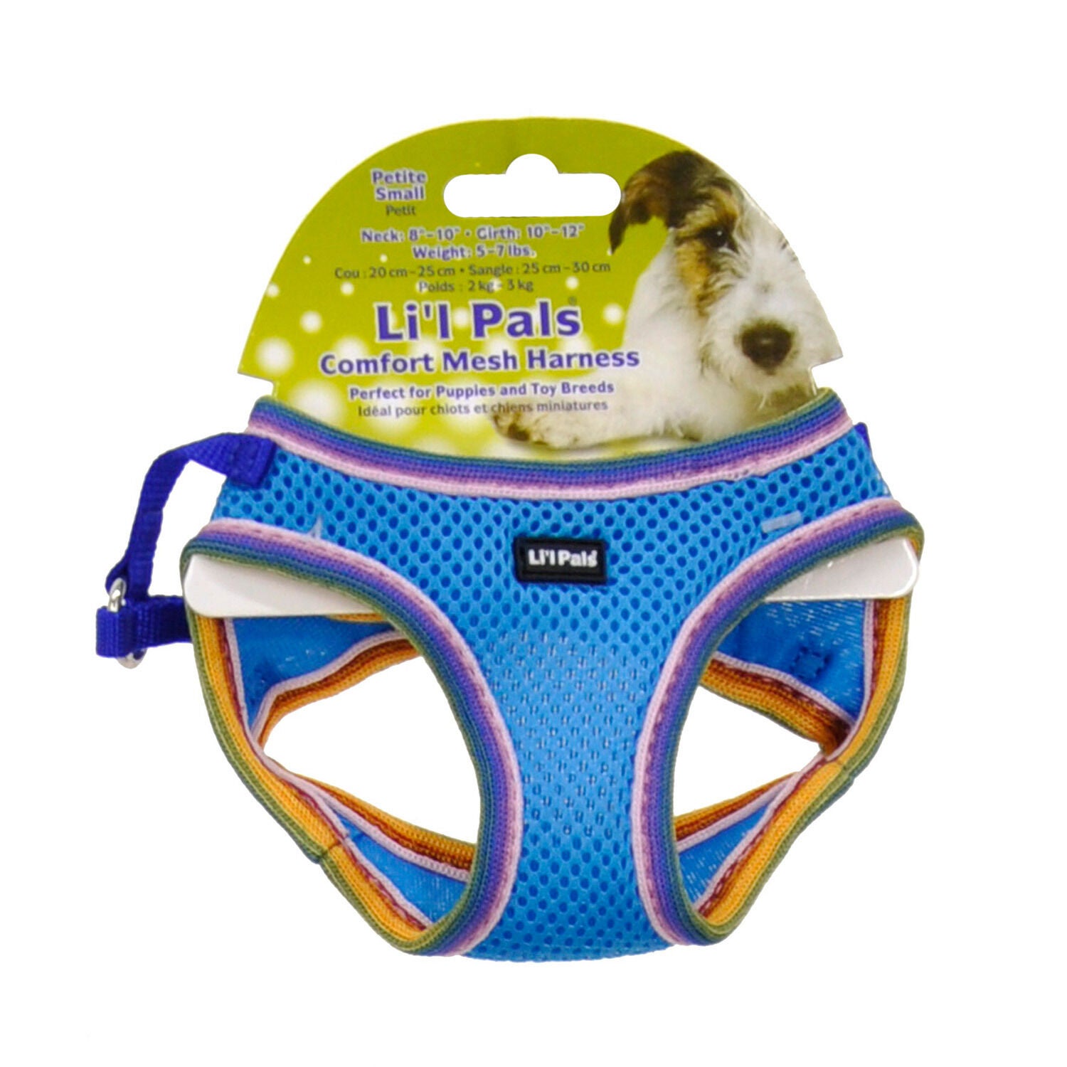 Coastal Pet Products Li'l Pals Comfort Mesh Dog Harness - Blue Lagoon