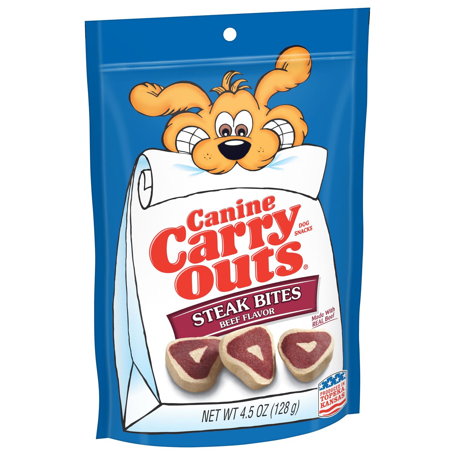 Canine Carry Outs Steak Bites Flavor Dog Treats