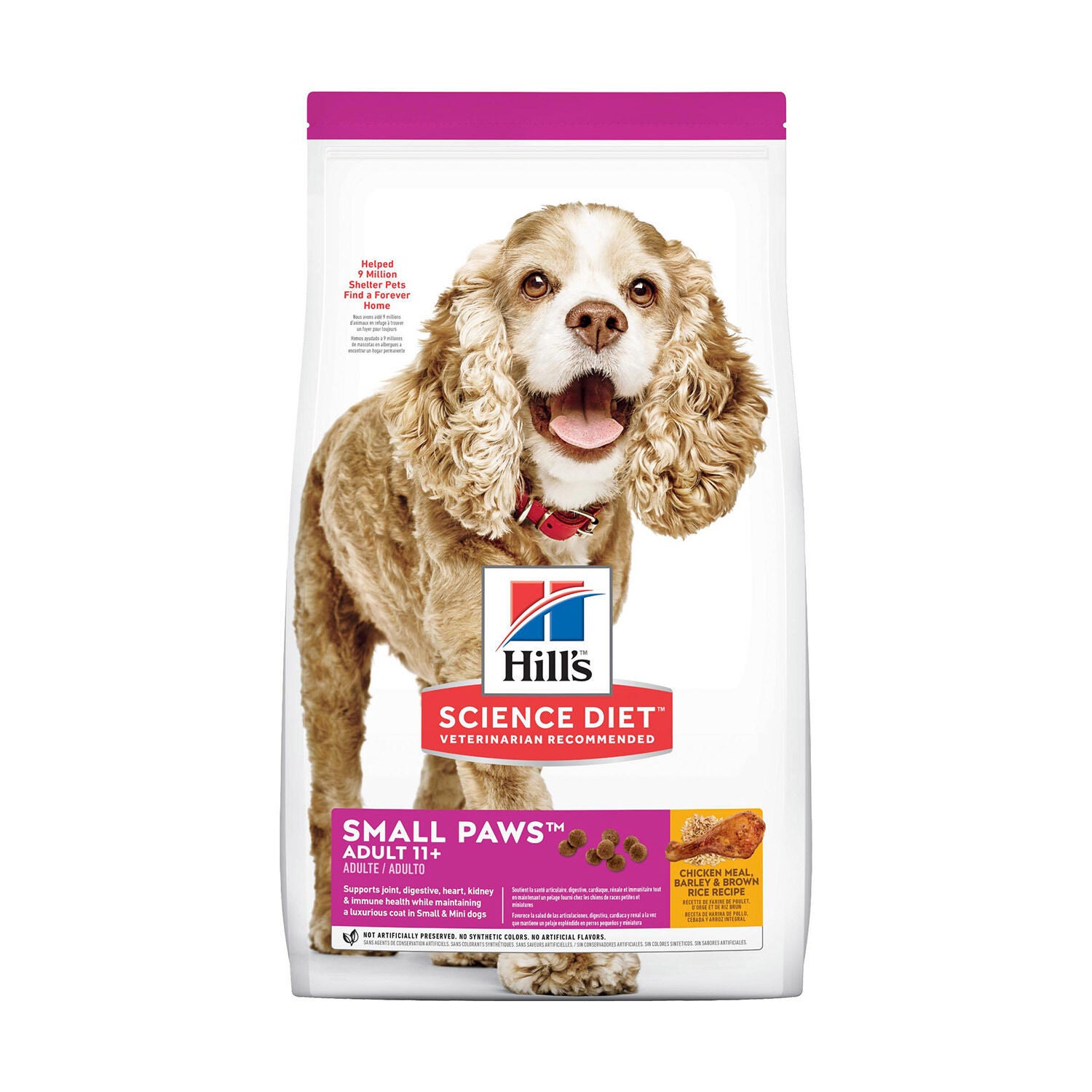 Hill's Science Diet Small Paws Adult 11+ Dry Dog Food Pet