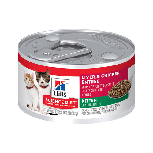 Kitten Liver & Chicken Entree Cat Food