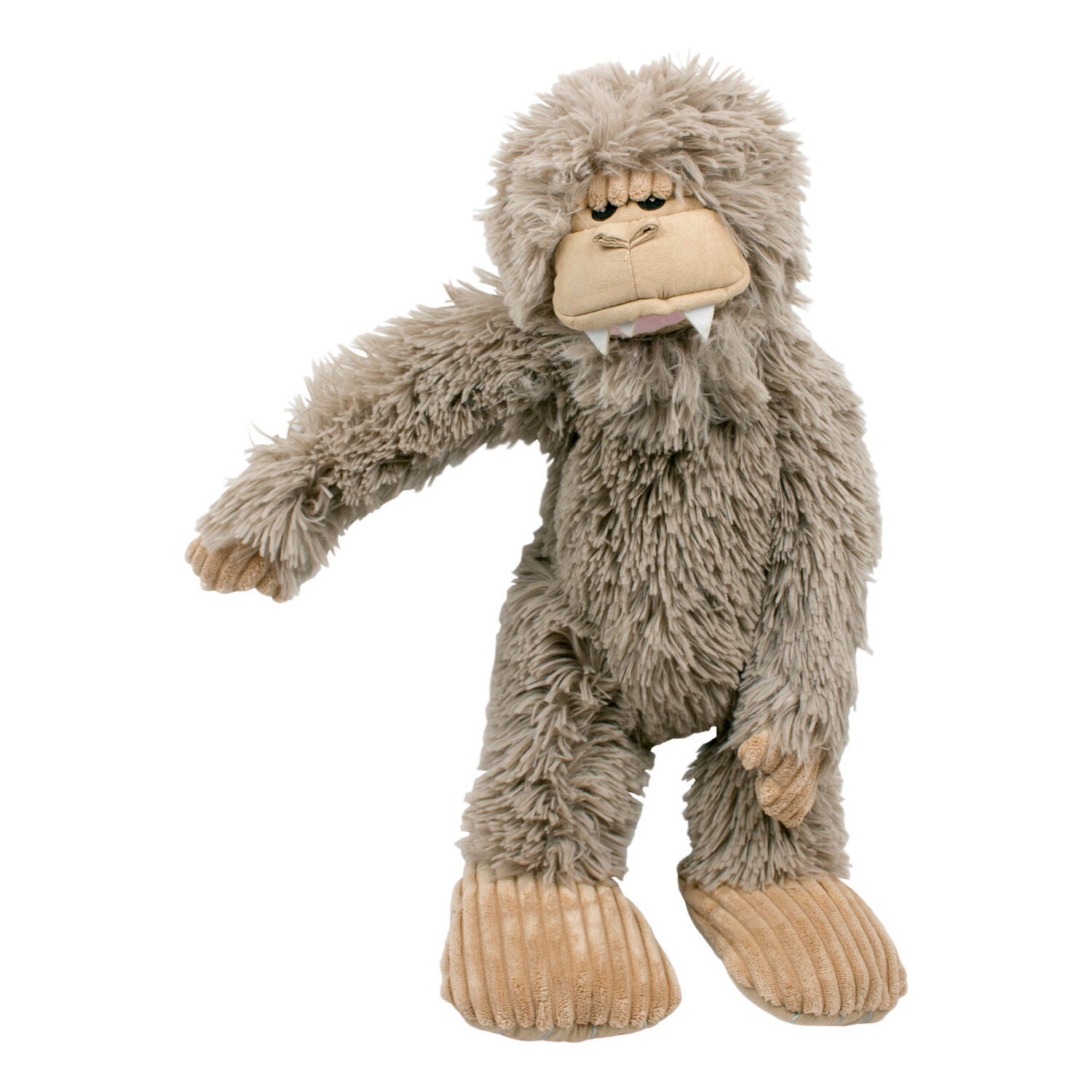 Tall Tails Stuffless Big Foot With Squeaker Plush Dog Toy, 20"