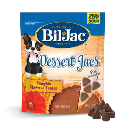 Bil Jac Dessert Jacs Soft & Chewy Pumpkin Flavored Dog Treats