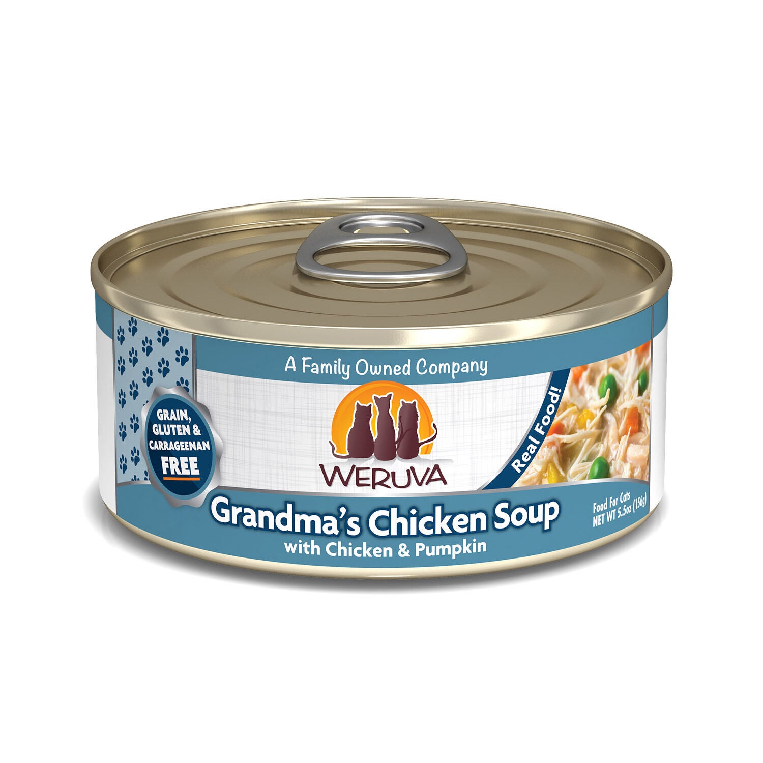 Weruva Classic, Grandma's Chicken Soup With Chicken Breast & Pumpkin In Gravy Wet Cat Food