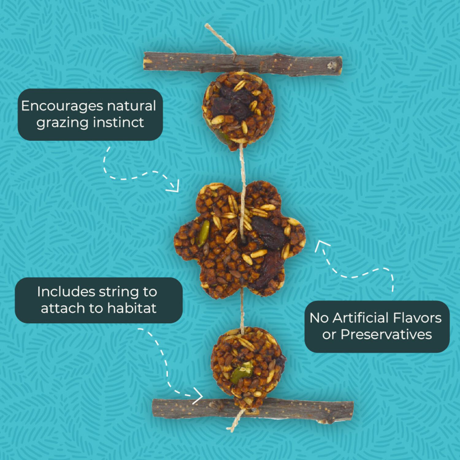Zupreem Grazing Snack Foraging Bird Treats, 1.41-Oz
