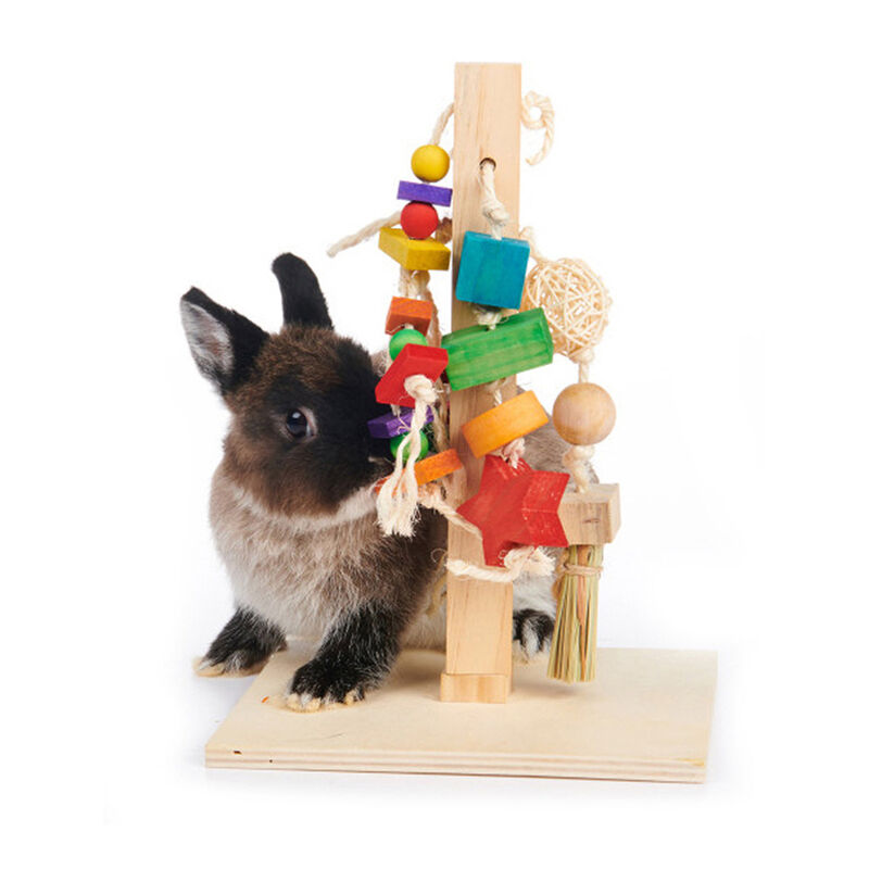 Enriched Life Play Post Toy For Small Animals image number 1
