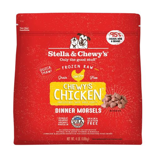 Chewy'S Chicken Morsels  Frozen Dog Food