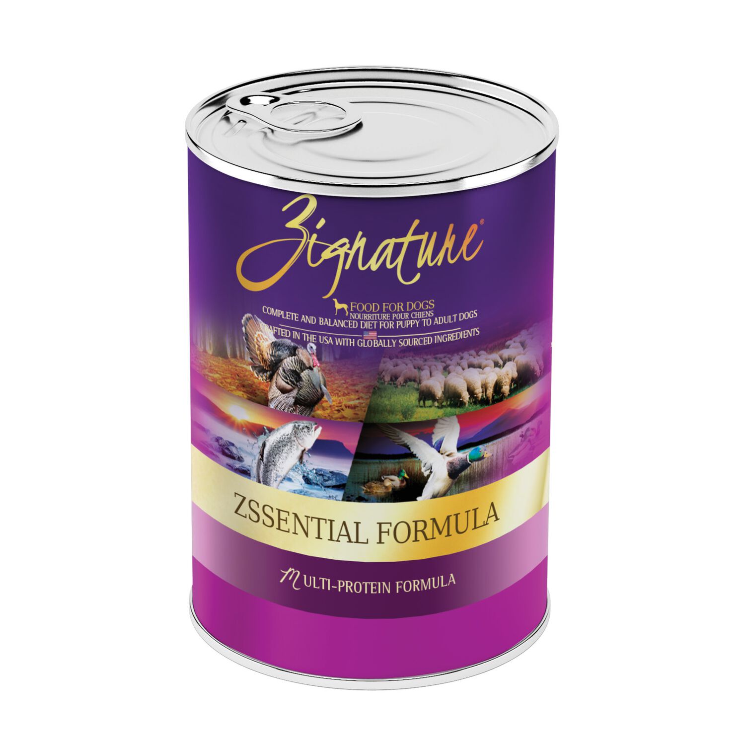 Zignature Zssential Formula Multi-Protein Wet Dog Food, 13-Oz, 12-Pack