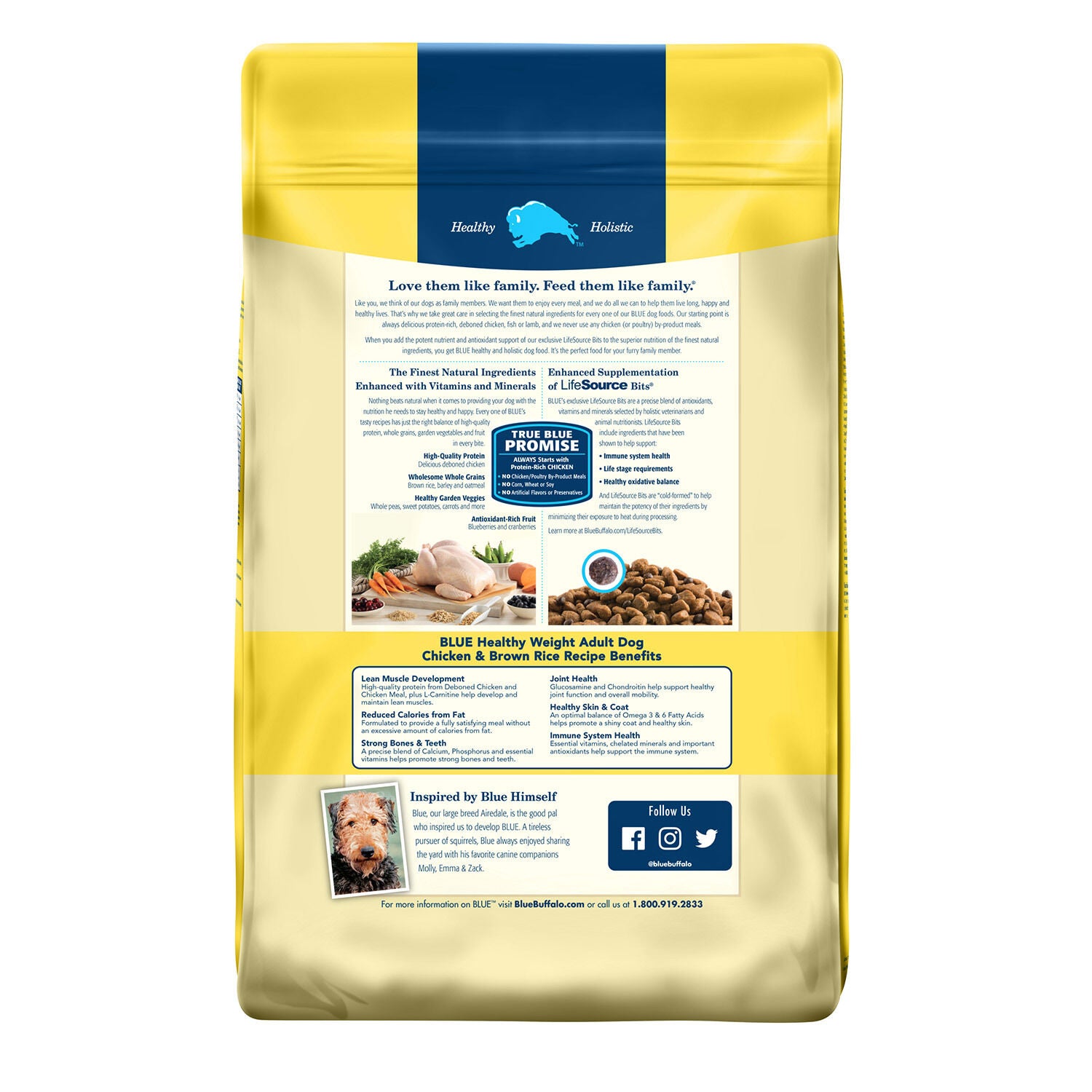 Blue Buffalo Life Protection Healthy Weight Chicken & Brown Rice Adult Dry Dog Food
